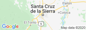 Santa Cruz De La Sierra map